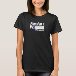 T-shirt Fierté D'Un Guerrier Violet Ribbon Lupus Sensibili