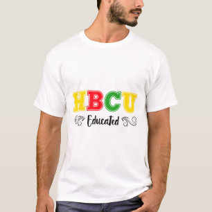 T-shirt Fierté éduquée HBCU Collèges universitaires noirs