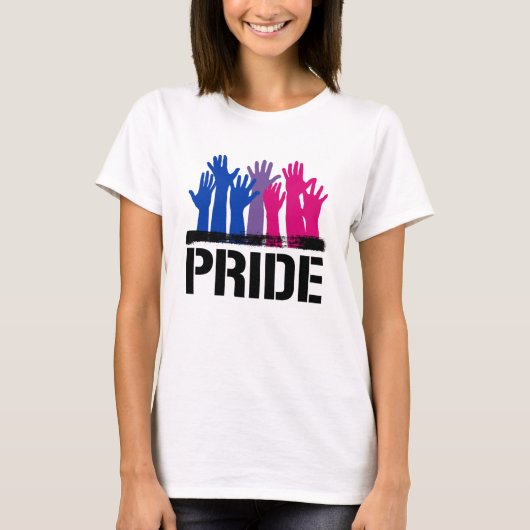 T-shirt Fierté ensemble bisexuelle (Devant)