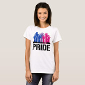 T-shirt Fierté ensemble bisexuelle (Devant entier)