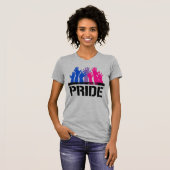 T-shirt Fierté ensemble bisexuelle (Devant entier)