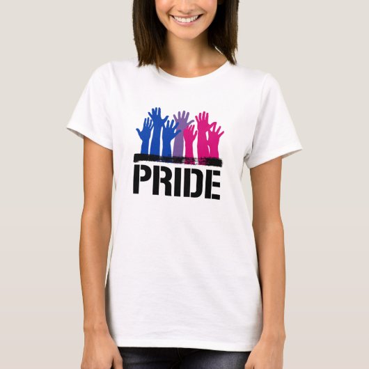 T-shirt Fierté ensemble bisexuelle (Devant)