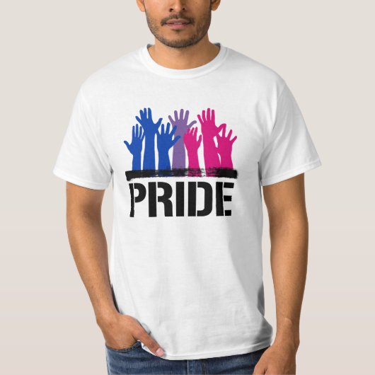 T-shirt Fierté ensemble bisexuelle (Devant)