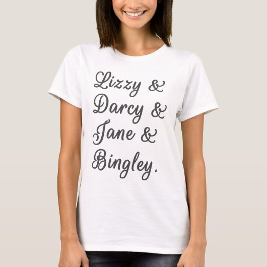 T-shirt Fierté et préjugés Couples I (Devant)