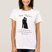 T-shirt Fierté Et Préjugés Jane Austen Citation (Devant)