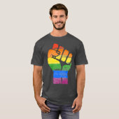 T-shirt Fierté et puissance de LGBT (Devant entier)