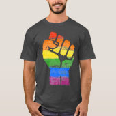 T-shirt Fierté et puissance de LGBT (Devant)