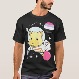 T-shirt Fierté expressexuelle de l'espace de cochon de Gu