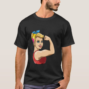 T-shirt Fierté forte féminisme lesbien LGBTQ pansexuel