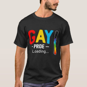 T-shirt Fierté gay Chargement Mois LGBT Transgenre