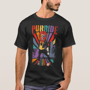 T-shirt Fierté Gay Chat Lgbtq Papa Lion Purride Cool Pride