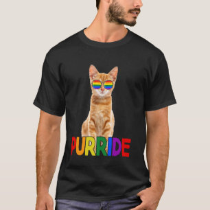 T-shirt Fierté Gay Chat Mignon LGBTQ Purride