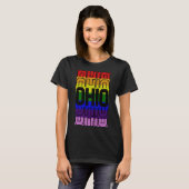 T-shirt Fierté gay de l'Ohio mise en jeu (Devant entier)