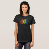 T-shirt Fierté gay Gémeaux   (Devant entier)