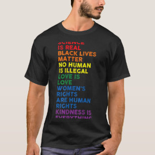 T-shirt Fierté gay La science est réelle La vie des Noirs 