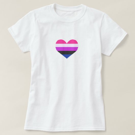T-shirt Fierté Genderfluide (Design devant)