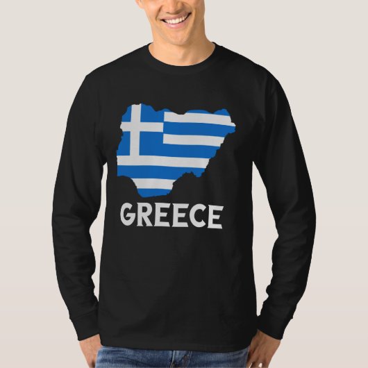 T-shirt Fierté grecque Hellénique Hellènes Grèce Drapeau C (Devant)