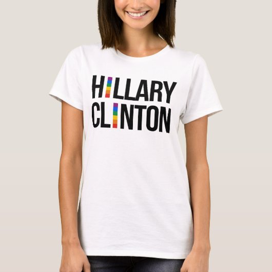 T-shirt Fierté Hillary Clinton (Devant)