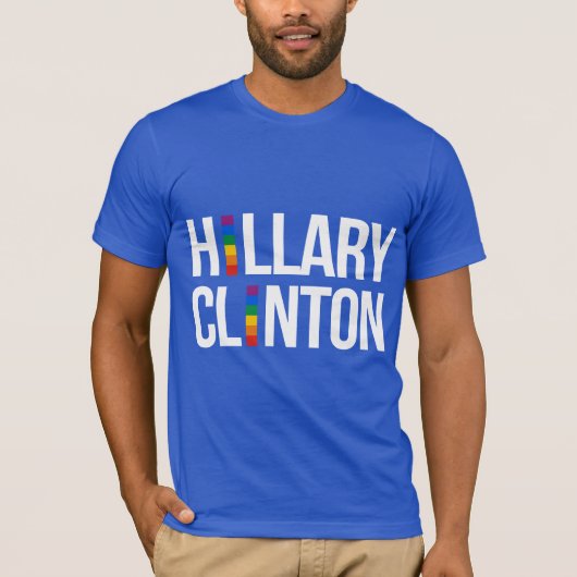 T-shirt Fierté Hillary Clinton -- LGBT - (Devant)