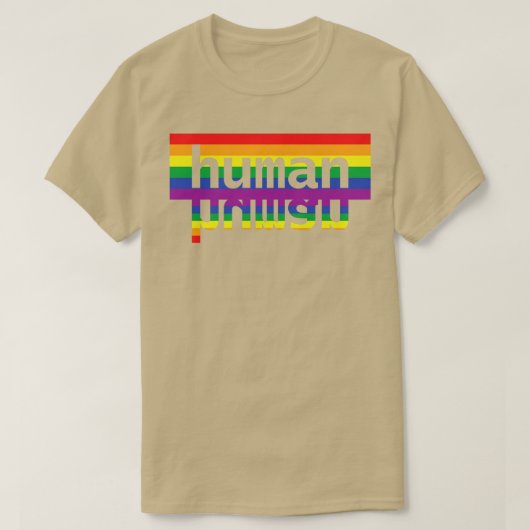 T-shirt Fierté humaine (Design devant)