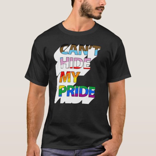 T-Shirt Fierté Impossibilité de Cacher (Devant)