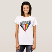 T-shirt Fierté inclusive éclatée (Devant entier)