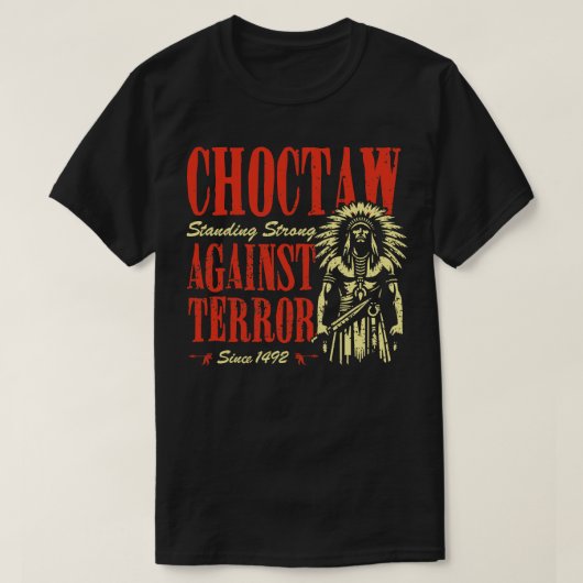 T-shirt Fierté indigène de la tribu Choctaw (Design devant)