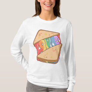 T-shirt Fierté. L'amour est l'amour. Très gentil. Rainbow