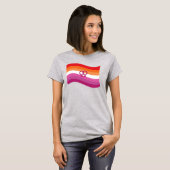 T-Shirt Fierté Lesbienne (Devant entier)