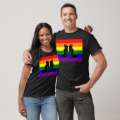 T-shirt Fierté lesbienne grecque (Unisexe)