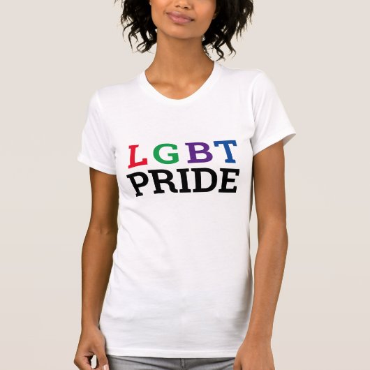 T-SHIRT FIERTÉ LGBT (Devant)