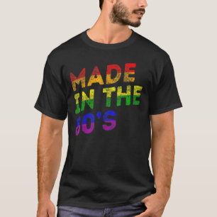 T-shirt Fierté Lgbt Fabriquée Dans Les Années 80 Rainbow S