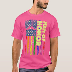 T-shirt Fierté Lgbt Gay Enterrement de vie de garçon Engag