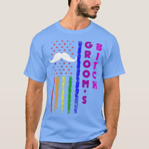 T-shirt Fierté LGBT Gay Enterrement de vie de garçon Engag
