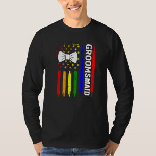T-shirt Fierté LGBT Gay Enterrement de vie de garçon Engag