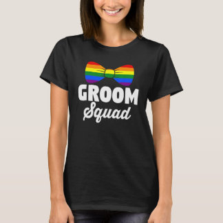 T-shirt Fierté LGBT Rainbow Enterrement de vie de garçon M