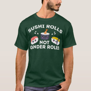 T-shirt Fierté LGBT Sushi Rolls Non Rôles Sexes Égalit