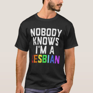T-shirt Fierté LGBT Trans Personne ne sait que je suis une