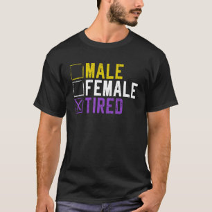 T-shirt Fierté Lgbt transexuelle Asexuelle Tirée Non Binai