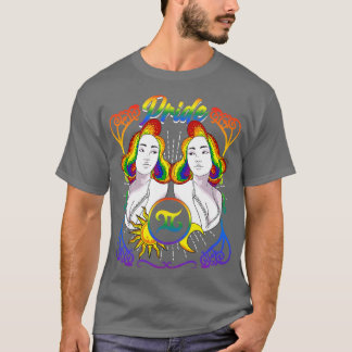 T-shirt Fierté LGBTQ Zodiac Gemini