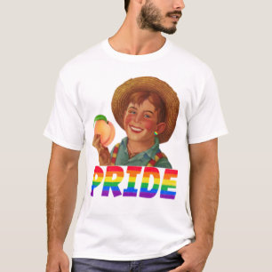 T-Shirt Fierté LGBTQIA+ GEORGIA PEACH FARM BOY