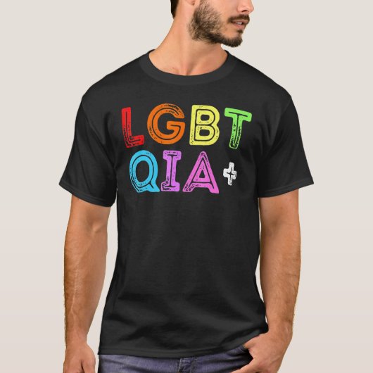 T-shirt Fierté LGBTQIA Rainbow Fun LGBT Hommes Femmes Enfa (Devant)