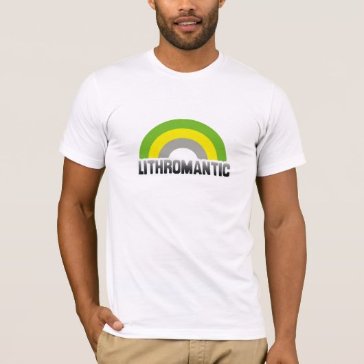 T-shirt Fierté lithromantique (Devant)