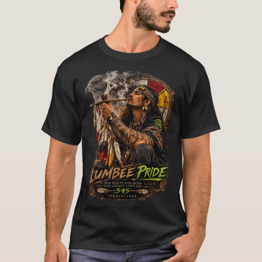 T-shirt Fierté Lumbee – Notre héritage continue (Devant)