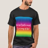 T-shirt Fierté n'est pas qu'un mois - Fierté (Devant)