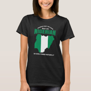 T-shirt Fierté nigériane Nigérian Afro-Américain Nigérian
