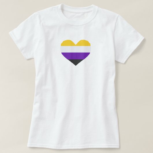 T-shirt Fierté non binaire (Design devant)