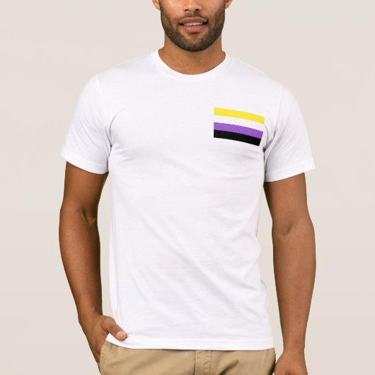 T-shirt Fierté non binaire (Devant)