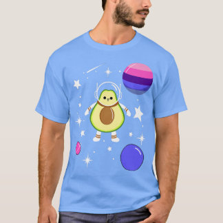 T-shirt Fierté omniprésente de l'astronaute Avocado