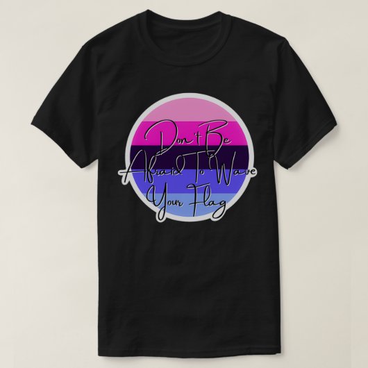 T-shirt Fierté Omnisexuelle Vêtez Votre Drapeau (Design devant)